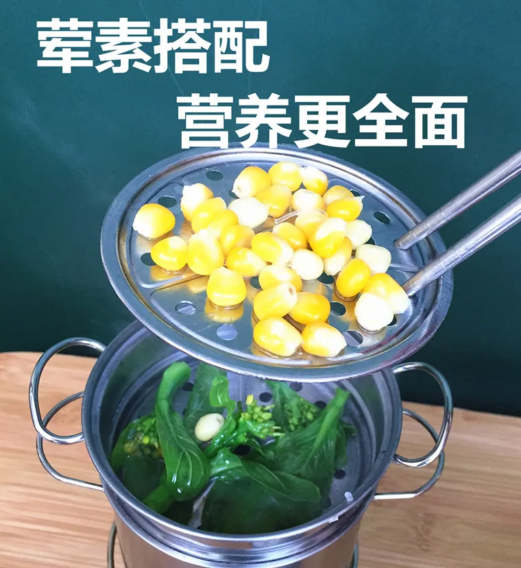 Douyin набор для готовки действительно повара из нержавеющей стали, игровой домик, конфетная игрушка, маленькая кухонная утварь, мини-кухня, детский сад, игрушка