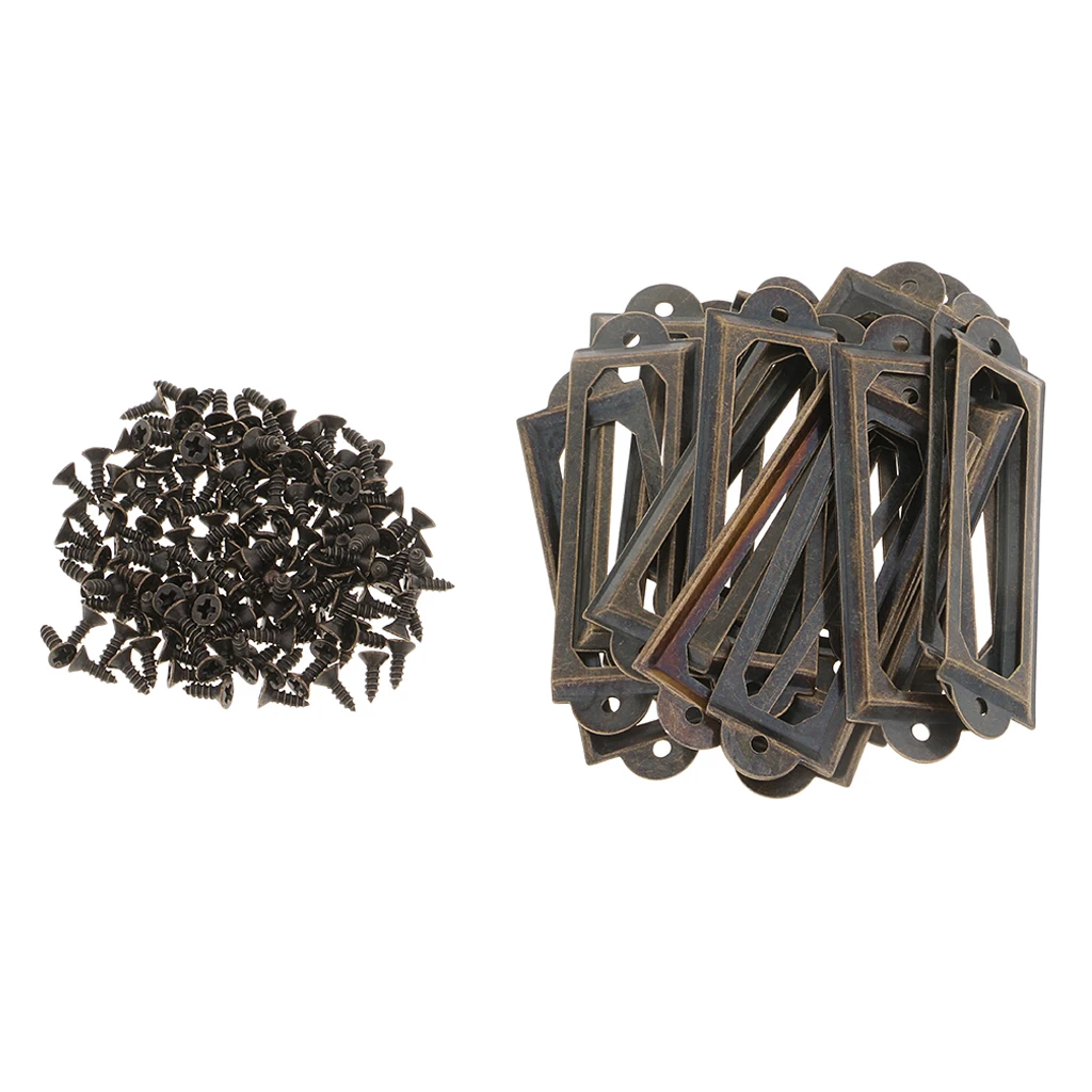 20pcs Label Frame 59x17mm Filing Cabinet Label Holders Name Tag Card Holder Frames Labels, Indexes Supply