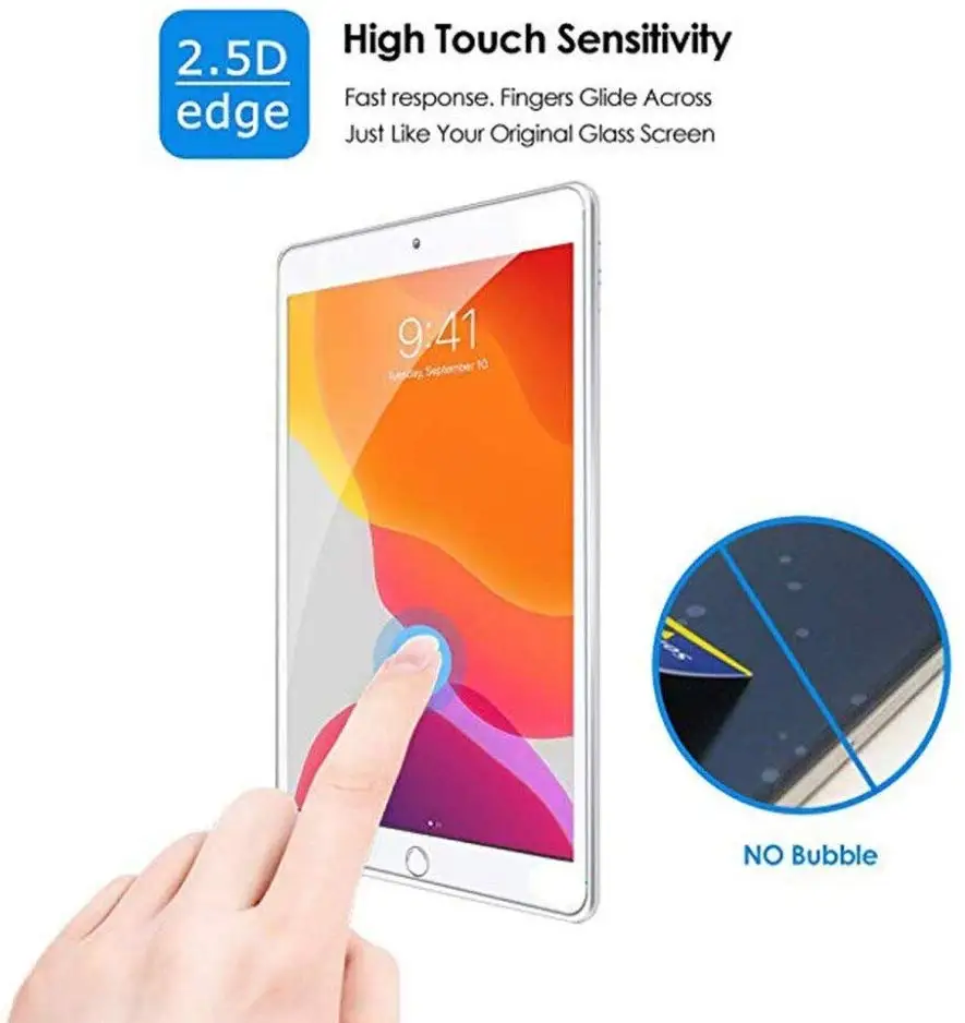 Защита экрана для iPad 10 2 2019 закаленное стекло 7 го поколения защитная