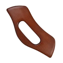 

New Carbonized Wooden Guasha Massage Scraper Pressure Therapy Acupoint Relaxation Facial Body Health Care Handle Massage Tool