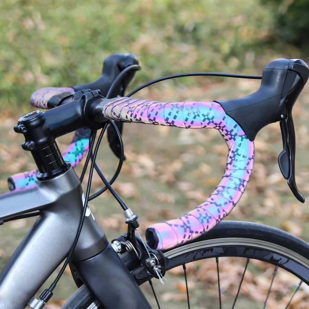 

Set Tape Bar Plugs Handlebar Bike Bicycle Color Changing Wrap Protection