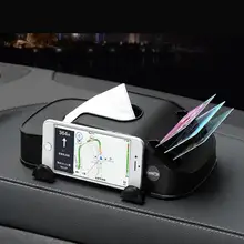 Креативная модель автомобиля, многофункциональная автомобильная коробка для салфеток, пластиковый держатель для телефона, карт, зажим, блок, бумажная Подставка-башня, коробка, аксессуары