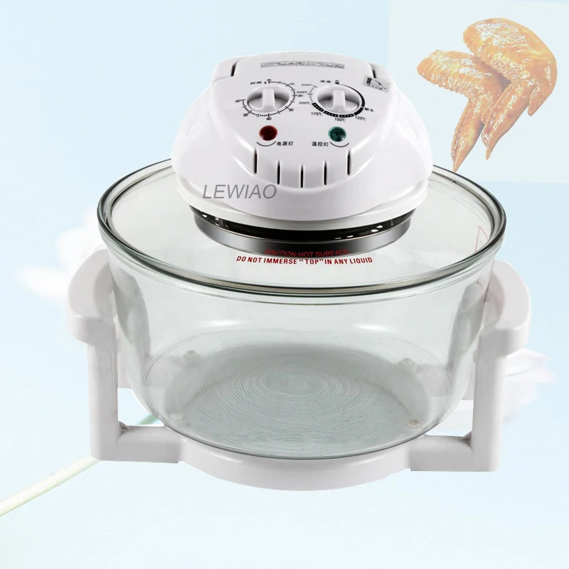 12L Multifunzione Forno A Infrarossi Convenzionale Girarrosto Friggitrice Ad Aria Turbo Fornello Elettrico Bbq Cuocere Cuoco Con Ricetta