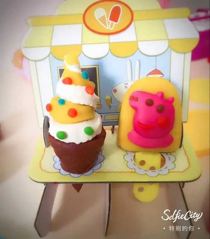 Новинка, 1 шт., подлинный набор теста Peppa Pig, для пикника, пикника, кекса или Мега теста, Набор для игры, игрушки для семьи и друзей peppa