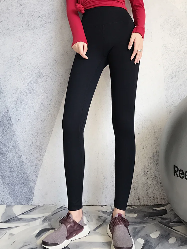 

Summer Thin Section Peach Buttock Lifting Fitness Pants Women's Elasticity Tight-Fit Sports Leggings Exaggerates Hips High-waist