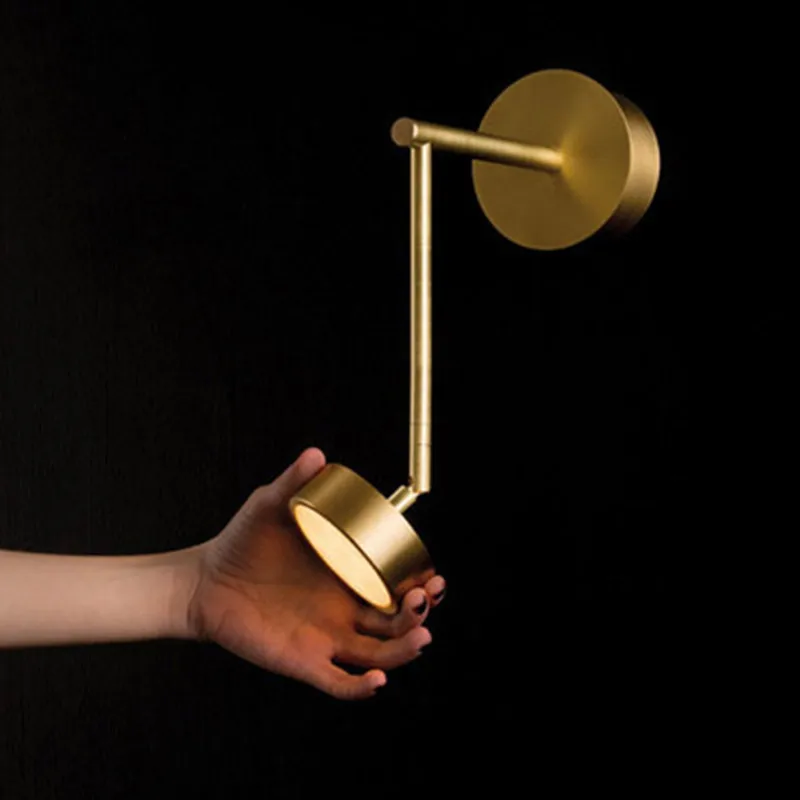 

Nordic minimalist bedroom living room bedside wall lamp post-modern personality aisle staircase background wall sconce lighting