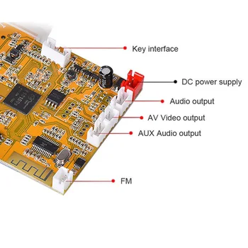 

4.3 Inch Stereo Support FM Strong Compatible Electronic Audio Video Lossless Bluetooth Receiver E-book Portable Decoder Board