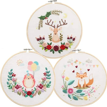 

Brand New Original 3d Embroidery Novice Hand Embroidery Diy European Embroidery Including Materials and Tutorials for Home Decor