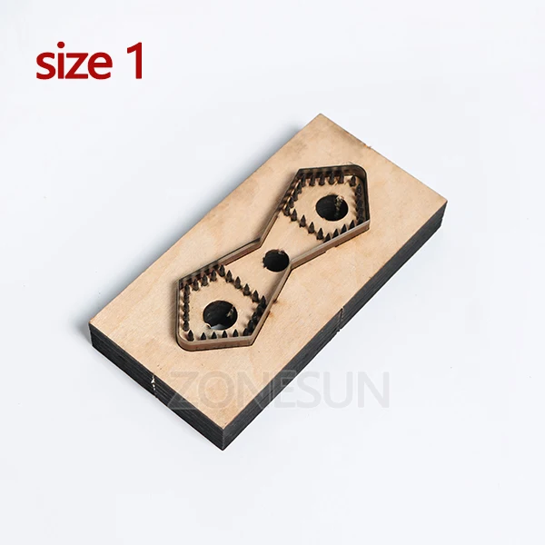 SIZE 1 ZONESUN кожаная сумка Accrssory режущий держатель на молнии украшение для кожи инструмент для высечки DIY ручной резки - Цвет: SIZE 1