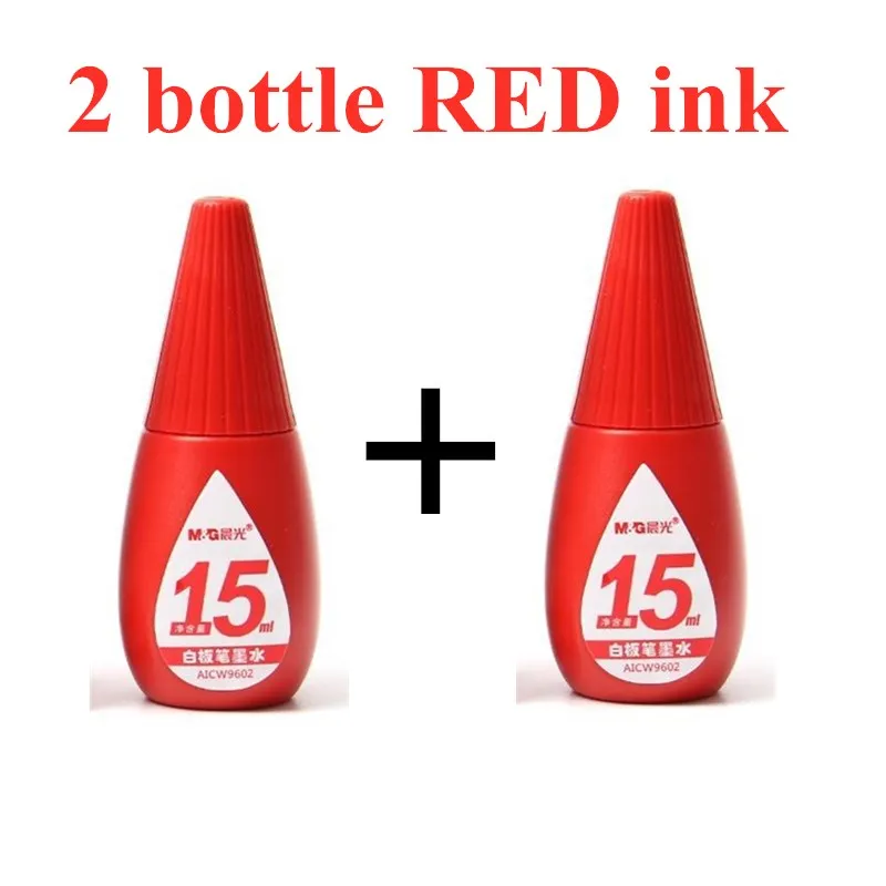 2 bottle RED ink