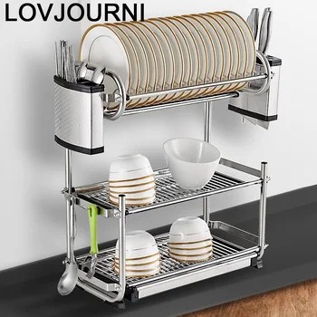 

Organizer Sink Sponge Almacenamiento Cosas De Stainless Steel Dish Cocina Cuisine Mutfak Kitchen Storage Rack Holder