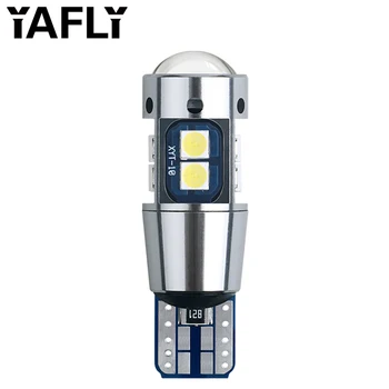 

1pcs CANBUS T10 W5W Super Bright 3030-10 LED Car Interior Reading Dome Light Marker Lamp 168 194 LED Auto Wedge Parking Bulbs