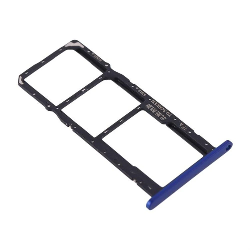 Holder Slot For Huawei Y6 2018 Y6 2019 Y6 Prime 2018 SD Dual&Single SIM Card Tray holder slot for samsung galaxy m10 m105f dual single sim card tray sd