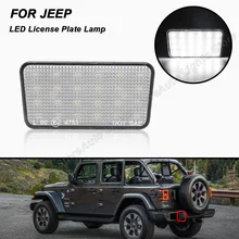 1Piece LED License Number Plate Light Lamp For 2018 2019 2020 2021 Jeep Wrangler JL 2018 2019 2020 2021 OEM:68310837AA