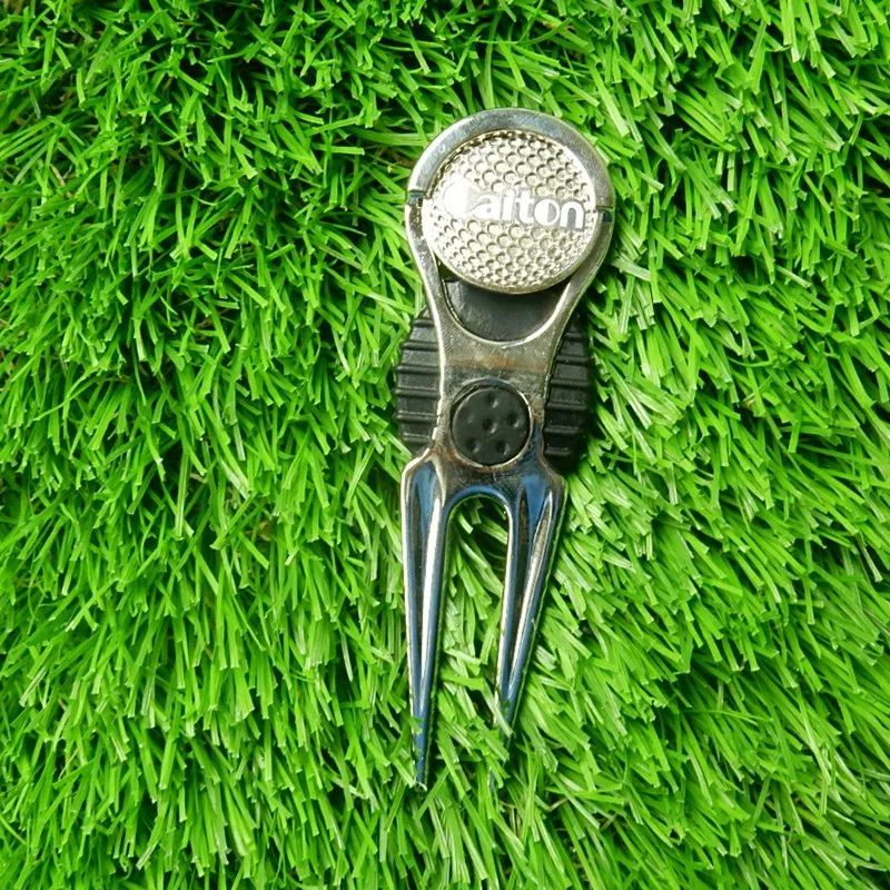 Caiton Golf Divot инструмент для ремонта шариковый вкладыш шариковый маркер Для Гольфа Вилка Комплект для гольфистов
