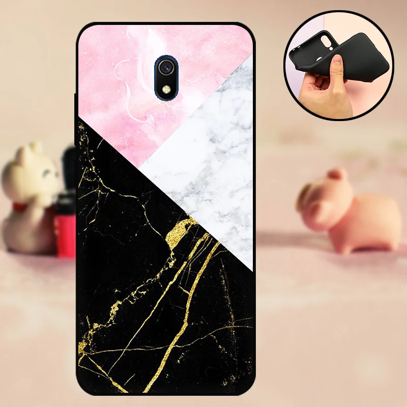 Untuk Xiaomi Redmi 8 Redmi 8A Kasus Silikon Lembut Funda untuk Xiaomi Redmi 8 8A 8 Hitam TPU Case 6.22 