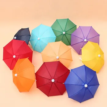 

Mini Doll Umbrella Scene Decoration Small Umbrella Birthday Toys Props For Kids Children Long Handle