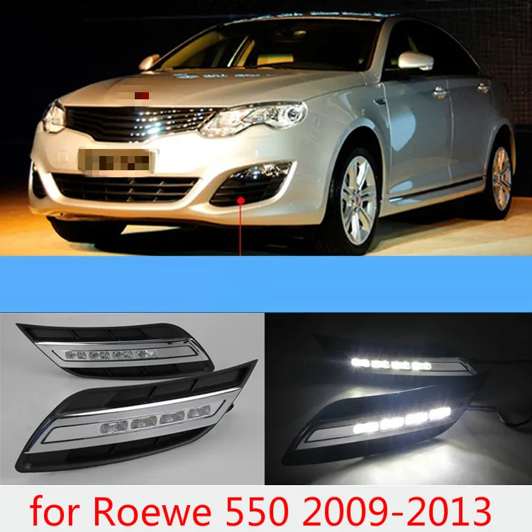 

2pcs For Roewe 550 2009~2013year daytime light car accessories LED DRL headlight for Roewe 550 fog light