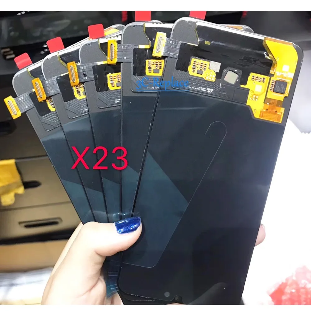Протестирован на 6,4" VIVO X23 AMOLED ЖК-экран и сенсорная панель дигитайзер для VIVO X23A X23T дисплей в сборе