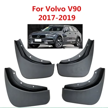 

4Pcs/Set Car Mudflaps Splash Guards Mud Flap Mudguards Fender For Volvo V90 2017 2018 2019 Car Accessories