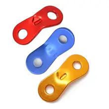 Aluminum Alloy Windproof Camping Rope Buckle Fixed Sliding Buckle Drawstring Adjustment Piece Camping for Aperture 7mm