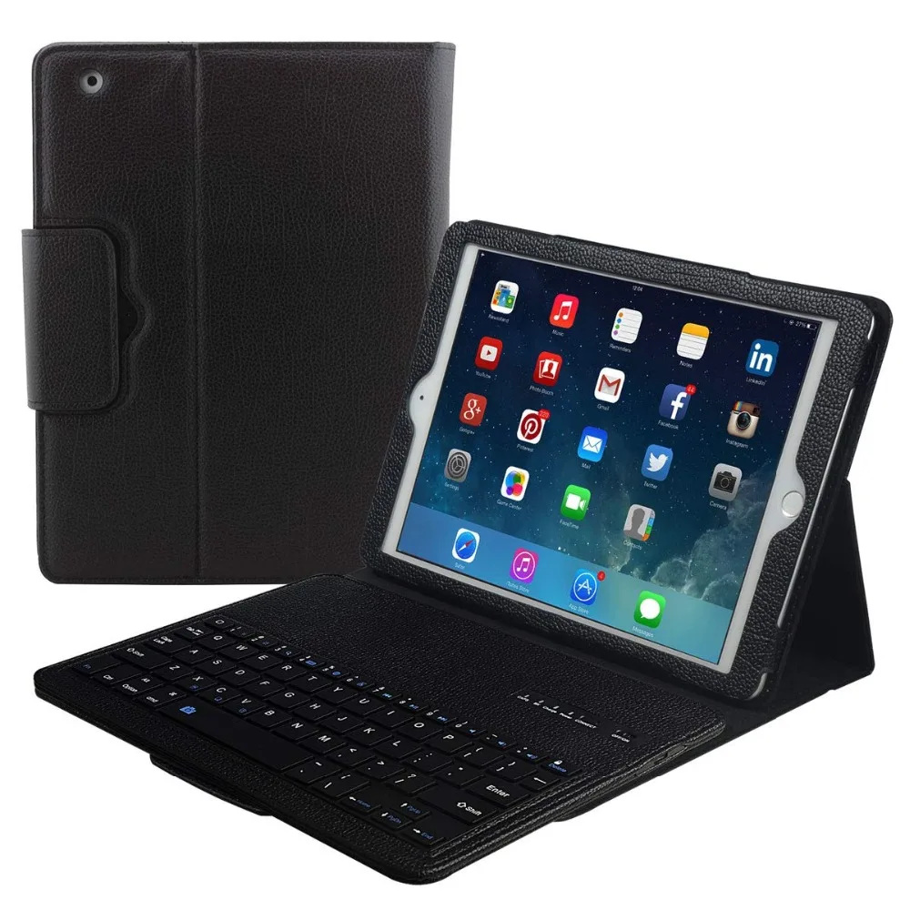 Магнитная Bluetooth клавиатура Coque для iPad 2 iPad 3 iPad 4 чехол из искусственной кожи Складная подставка Funda для iPad 2/3/4 крышка клавиатуры