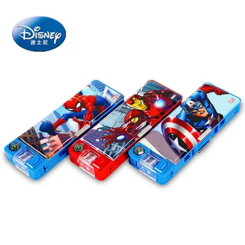 

Captain America Cartoon Pencil Case Spider-Man Iron Man Boy Stationery Pen Case Student School Supplies