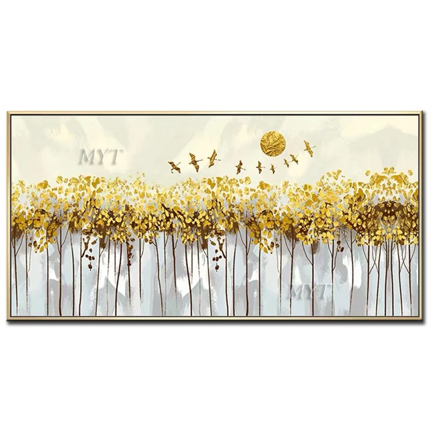 Günstige MYT Ölgemälde Auf Leinwand Für Wohnzimmer Wohnkultur Bilder Wand Kunst Gemälde Handmade Kein Gerahmte Bild 100% Handgemalte