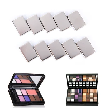 

10Pcs 18*13MM Powder Eyeshadow Lip Gloss Empty Rectangle Iron Tin Pans High Quality Makeup Tools Magnetic Palette