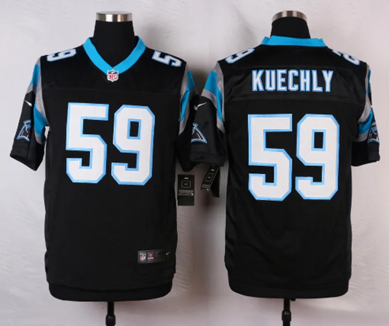 Red Stitiched, Carolina, Cam Newton, Josh Norman, Luke Kuechly, Greg Olsen, Kelvin Benjamin Jersey - Цвет: Red