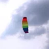 1.4 Meter Dual Line Parachute Rainbow Kite Parafoil Sports Software Paragliding Nylon Beach Stunt Kites Educational Toys For Kid 3