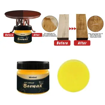 

Wood Seasoning Beewax Home Cleaning Furniture Care Polished Waterproof and Wear-resistant Wax