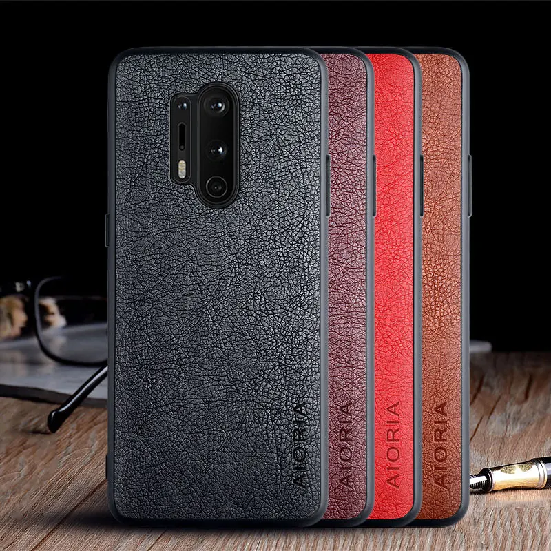 Чехол для Oneplus 8 Pro 8T funda роскошный винтажный кожаный чехол с ТПУ + ПК Жесткий oneplus pro