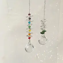 2PK/Набор 30 мм ручной работы Suncatcher Радуга производитель хрустальный шар Призма кулон рождественские подвесные украшения для дома свадебный Декор сувениры