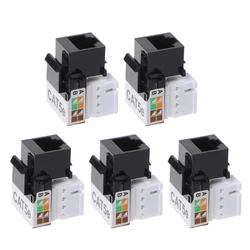 Module réseau UTP CAT5E, 5 pièces, connecteur RJ45, prise d'information, clé usb 