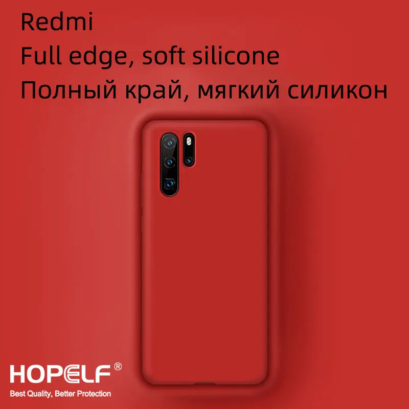 Чехол для Xiaomi Redmi Note 8 Pro 7 8T жидкий силиконовый мягкий чехол 8A 7A K20 K30 противоударный