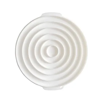 

Silicone Cake Mold White round Ring Decorative Mold DIY Baking Mould Xg222
