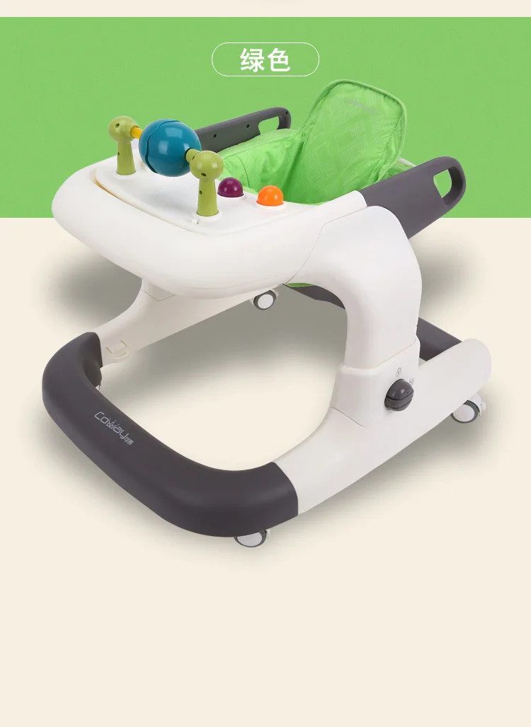 Walker com Música Bebê Empurrar Pode Tomar um Passeio Multifuncional Anti-rollover Walker Equilíbrio Bicicleta Mão 19 High Quality Mamãe e Bebê