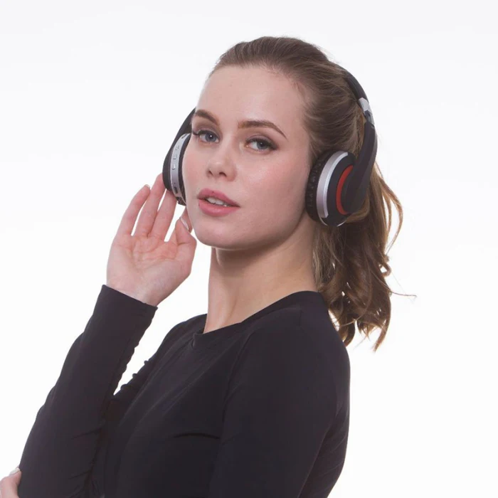 Складные Наушники Bluetooth 5,0, беспроводная гарнитура, стерео басовые наушники с микрофоном GV99