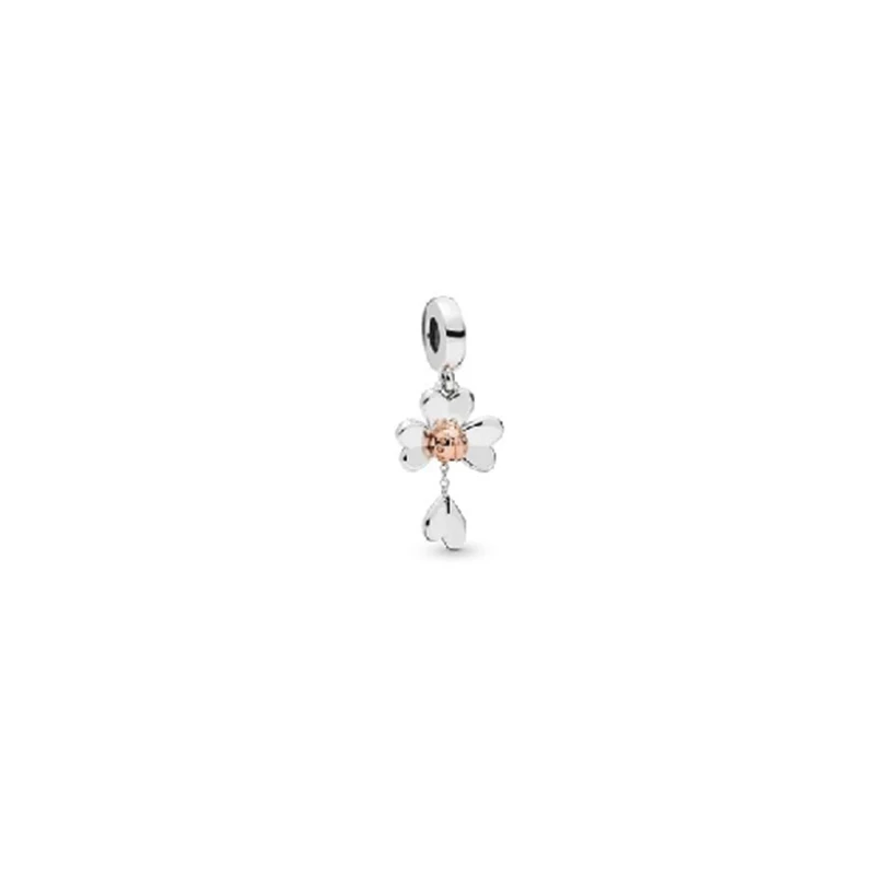 Серебро S925 с новыми струнами подходит для Pandoras очаровательных бусин и кулон в форме сердца для праздника