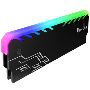 

Aluminum Heatsink Cooler Shell RGB 256 Color Automatic Change For RAM Desktop