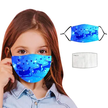 

Face Mask For Kids Christmas Anti-pollution Adjustable Washable Face Mask mascarillas masque de protection lavable маска защитна