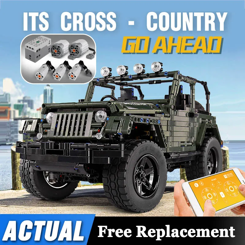 Форма с дистанционным управлением King Jeeped Wranglering совместимая автомобилем техника