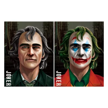 

Joker Movie Poster 3D Three-dimensional Painting on Grating Plate 3D Pictures Lenticular Poster Home Decor Wallpaper