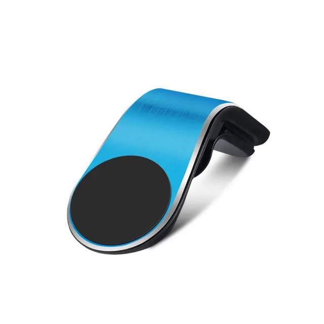 1pcs Car Phone Holder L Type Air Vent Clip Stand Car accessories For Subaru Forester impreza Outback Legacy Tribecacar WRC XV Blue