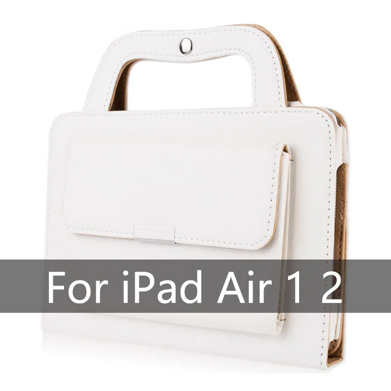 Для Ipad 9,7 чехол для планшета из искусственной кожи, чехол-портфель с откидной подставкой, чехол-кошелек для Apple Ipad Air 1 Air 2 Smart Case - Цвет: Оранжевый