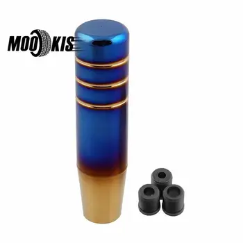 

Universal Car Burnt Blue Burnt Blue 13cm Aluminum Gear Shift Knob Shifter Lever Head