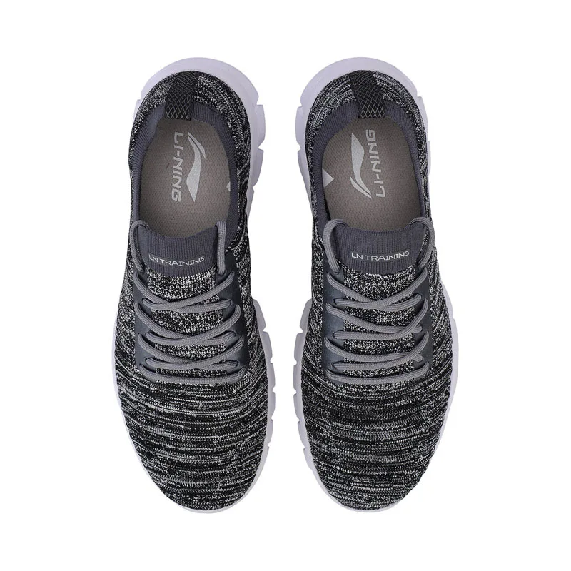 (Код Break) Li Ning Мужская умная быстросохнущая обувь моно кроссовки из пряжи дышащая