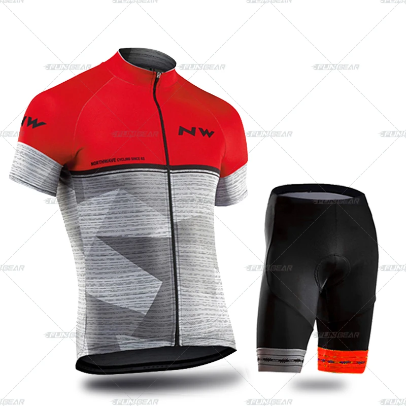 NormalCyclingSet Pro Team Jersey велосипед набор Мужская велосипедная Одежда для верховой езды летняя форма с короткими рукавами велосипедные гонки на дорогах одежда Ropa Ciclismo Maillot - Цвет: NormalCyclingSet