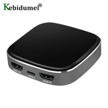 4K HDMI Карта видеозахвата Grabber HDMI to type C устройство захвата Dongle 4K60fps игра потокового живого потока для Xbox PS4